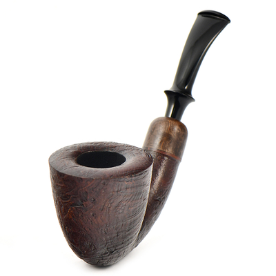 Курительная трубка Astra - Aurora 133-2 - Dublin bent Brown Blast, без фильтра