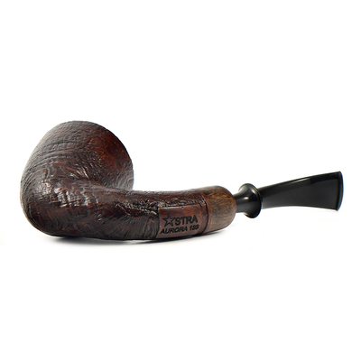 Курительная трубка Astra - Aurora 133-2 - Dublin bent Brown Blast, без фильтра