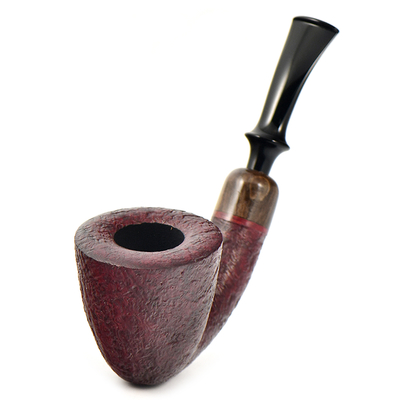 Курительная трубка Astra - Aurora 134 - Dublin bent Bordeaux Blast, без фильтра