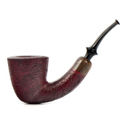 Курительная трубка Astra - Aurora 134 - Dublin bent Bordeaux Blast, без фильтра