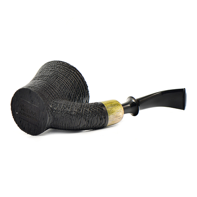 Курительная трубка Astra - Aurora Morta 215 - Poker bent Black Blast, без фильтра