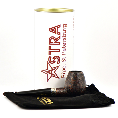 Курительная трубка Astra Classic 133 F - Brandy Brown Blast, 9 мм