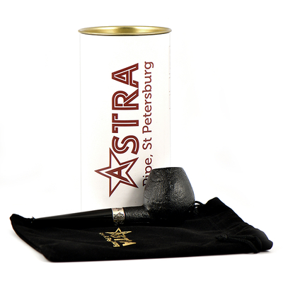 Курительная трубка Astra Classic 135 F - Brandy Black Blast, 9 мм