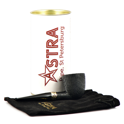 Курительная трубка Astra Classic Morta 215 - Dublin Black Blast, без фильтра