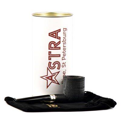 Курительная трубка Astra Classic Morta 225 F - Billiard Black Blast, 9 мм