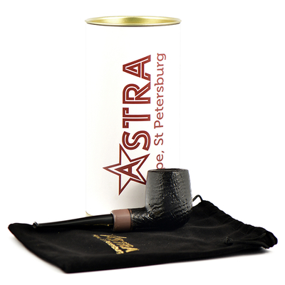Курительная трубка Astra Comet 145 - Billiard Black Blast, без фильтра