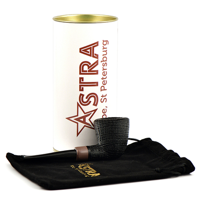 Курительная трубка Astra Comet 255 - Morta Dublin Black Blast, без фильтра