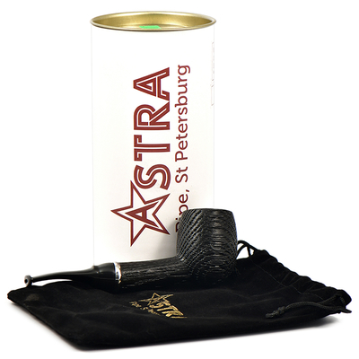 Курительная трубка Astra Luna Morta 245 - Billiard Black Blast, без фильтра