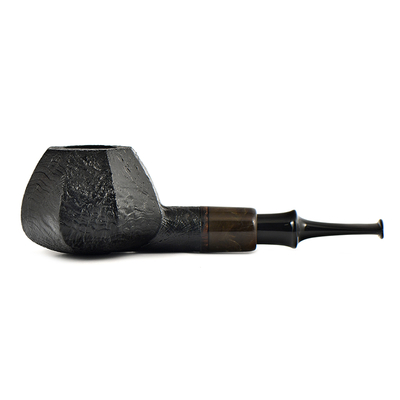 Курительная трубка Astra Nova - Tomato Faceted Black Blast - 155, без фильтра