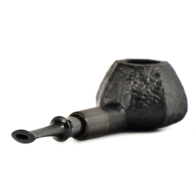Курительная трубка Astra Nova - Tomato Faceted Black Blast - 155, без фильтра