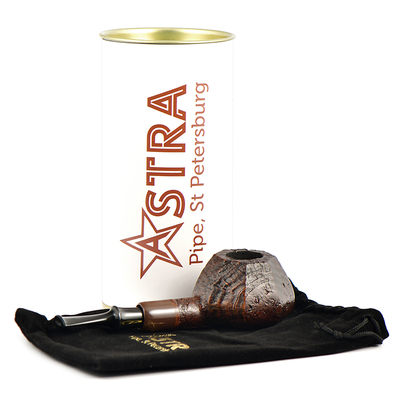 Курительная трубка Astra Nova - Tomato Faceted Brown Blast - 153, без фильтра