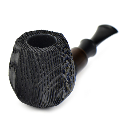 Курительная трубка Astra Nova Morta - Apple Faceted Black Blast - 235, без фильтра