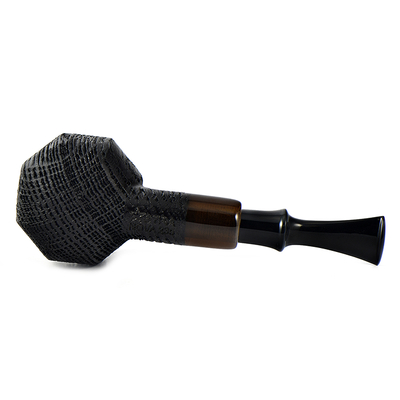Курительная трубка Astra Nova Morta - Apple Faceted Black Blast - 235, без фильтра