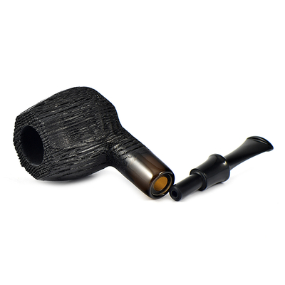 Курительная трубка Astra Nova Morta - Apple Faceted Black Blast - 235, без фильтра
