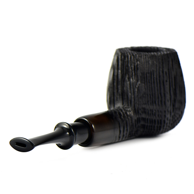Курительная трубка Astra Nova Morta - Apple Faceted Black Blast - 235, без фильтра