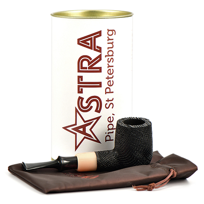 Курительная трубка Astra Nova Morta - Billiard Black Blast - 275, без фильтра