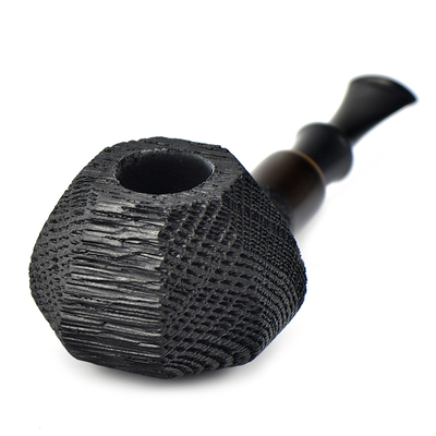 Курительная трубка Astra Nova Morta - Tomato Faceted Black Blast - 255, без фильтра