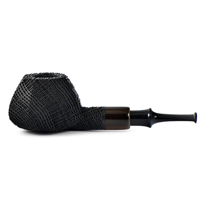 Курительная трубка Astra Nova Morta - Tomato Faceted Black Blast - 255, без фильтра