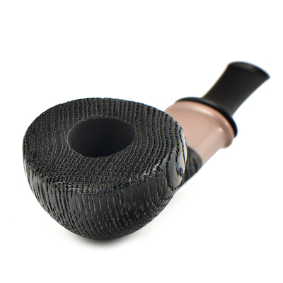 Курительная трубка Astra Spigot Morta 235 - Wide Dublin Black Blast, без фильтра
