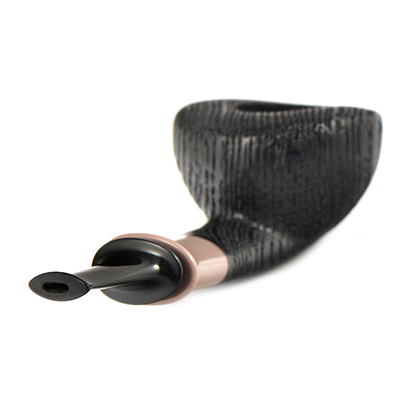Курительная трубка Astra Spigot Morta 235 - Wide Dublin Black Blast, без фильтра