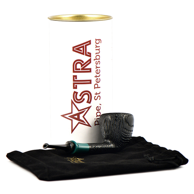 Курительная трубка Astra Spigot Morta 245 - Dublin Black Blast, без фильтра