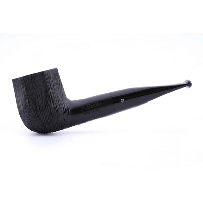 Курительная трубка Barontini Raffaello Pettinata Black 123 9 мм, Raffaello-123