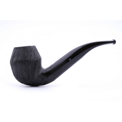 Курительная трубка Barontini Raffaello Pettinata Black 124 9 мм, Raffaello-124