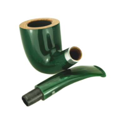 Курительная трубка Big Ben Sylvia Green Polish Green Stem 855, 9 мм