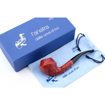 Курительная трубка L’Anatra Sandblast, 9 мм L291-4