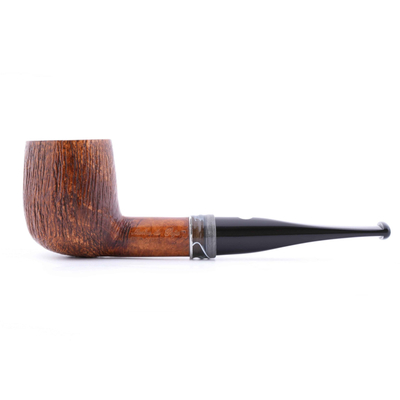 Курительная трубка Mastro de Paja Pettinata Classica с цветным кольцом, без фильтра M451-10