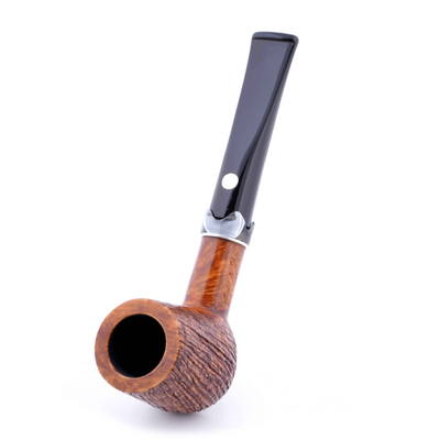 Курительная трубка Mastro de Paja Pettinata Classica с цветным кольцом, без фильтра M451-9