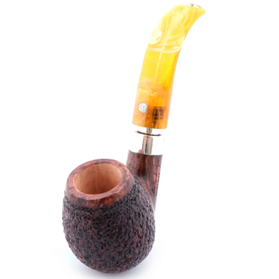 Курительная трубка Mastro de Paja Unica Ciocco, Amber 9 мм M262-1