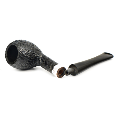 Курительная трубка Peterson - Junior - SandBlast - Silver Mounted - Pear, без фильтра