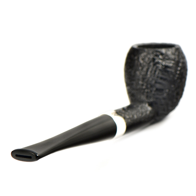 Курительная трубка Peterson - Junior - SandBlast - Silver Mounted - Pear, без фильтра