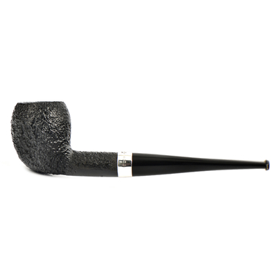 Курительная трубка Peterson - Junior - SandBlast - Silver Mounted - Pear, без фильтра