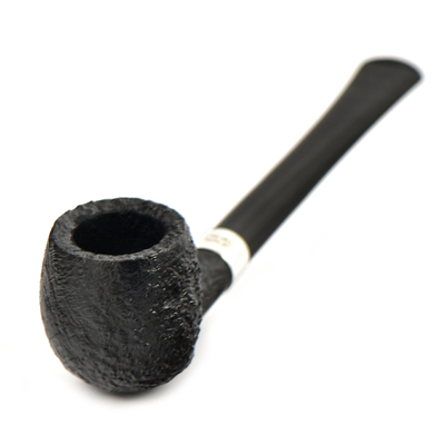 Курительная трубка Peterson - Junior - SandBlast - Silver Mounted - Straight Apple, без фильтра