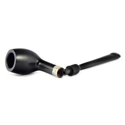 Курительная трубка Peterson Speciality Pipes Ebony Silver Mounted Belgique, без фильтра