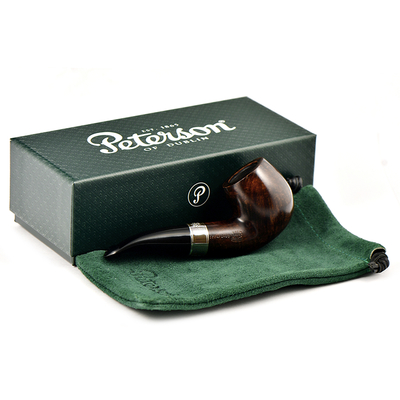 Курительная трубка Peterson 160th Anniversary - Dark Smooth - pat. B P-Lip, без фильтра