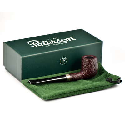 Курительная трубка Peterson Christmas Pipe 2023 SandBlast 15, без фильтра