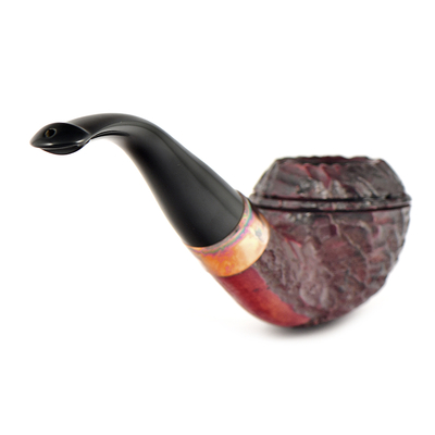 Курительная трубка Peterson Christmas Pipe 2025 Rustic 999 P-Lip, без фильтра