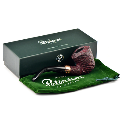 Курительная трубка Peterson Christmas Pipe 2025 Rustic B10 P-Lip, без фильтра