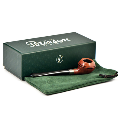 Курительная трубка Peterson De Luxe Classic Natural 411 P-Lip, без фильтра