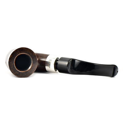 Курительная трубка Peterson De Luxe System Dark Smooth 5s P-Lip, без фильтра