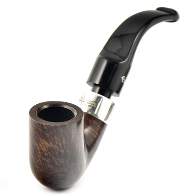 Курительная трубка Peterson De Luxe System Dark Smooth 8s P-Lip, без фильтра