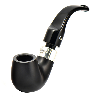 Курительная трубка Peterson De Luxe System Ebony 12.5 P_Lip , без фильтра