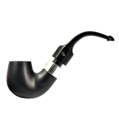 Курительная трубка Peterson De Luxe System Ebony 12.5 P_Lip , без фильтра