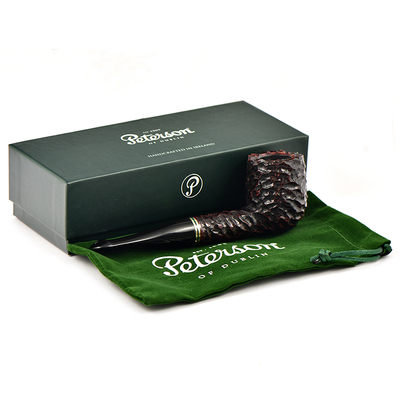 Курительная трубка Peterson Emerald Rustic 107 P-Lip, 9 мм