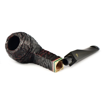 Курительная трубка Peterson Emerald Rustic 150 P-Lip, 9 мм