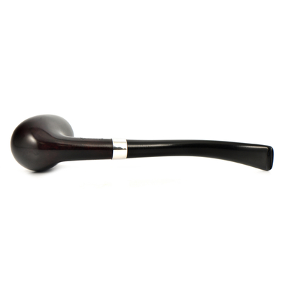 Курительная трубка Peterson - Junior Heritage - Silver Mounted - Bent Billiard, без фильтра