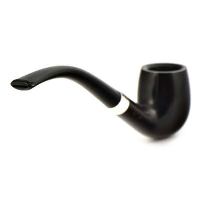 Курительная трубка Peterson - Junior Heritage - Silver Mounted - Bent Billiard, без фильтра